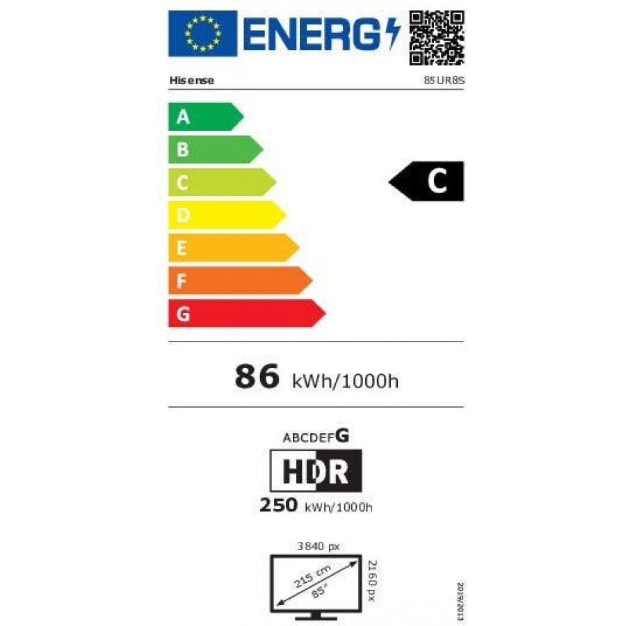 Hisense 85UR8S (2026) QLED televisie