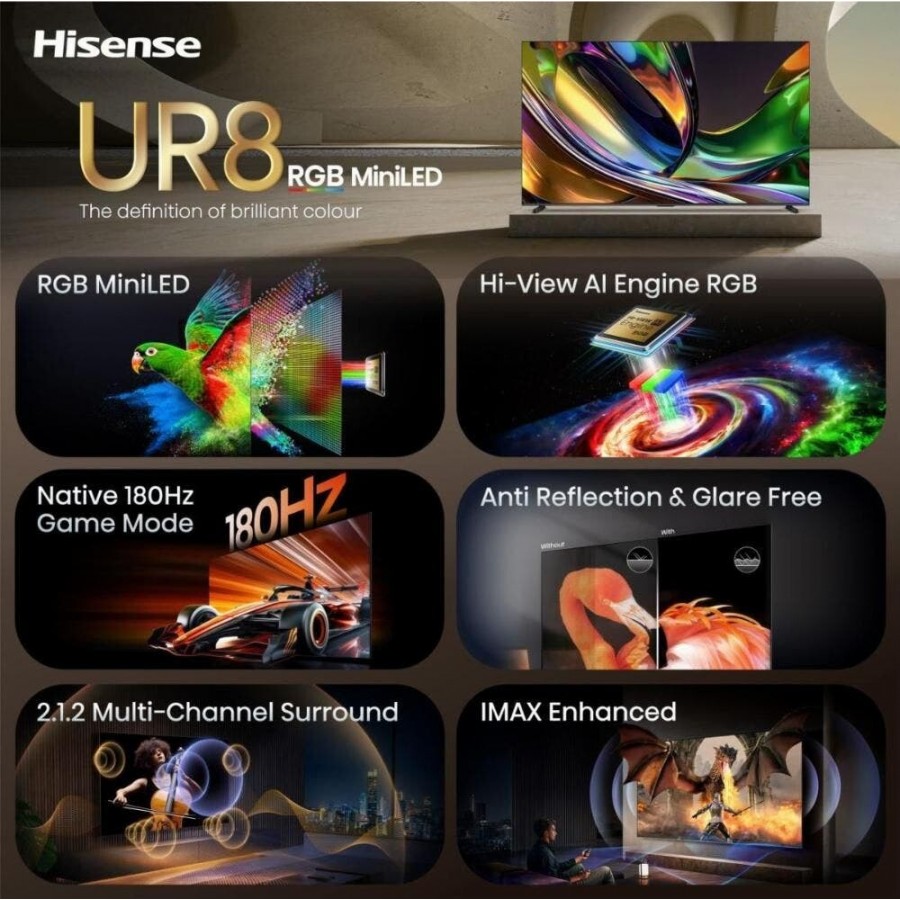 Hisense 85UR8S (2026) QLED televisie