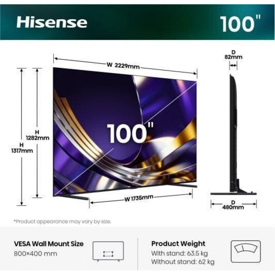 Hisense 100U79S PRO (2026) QLED televisie