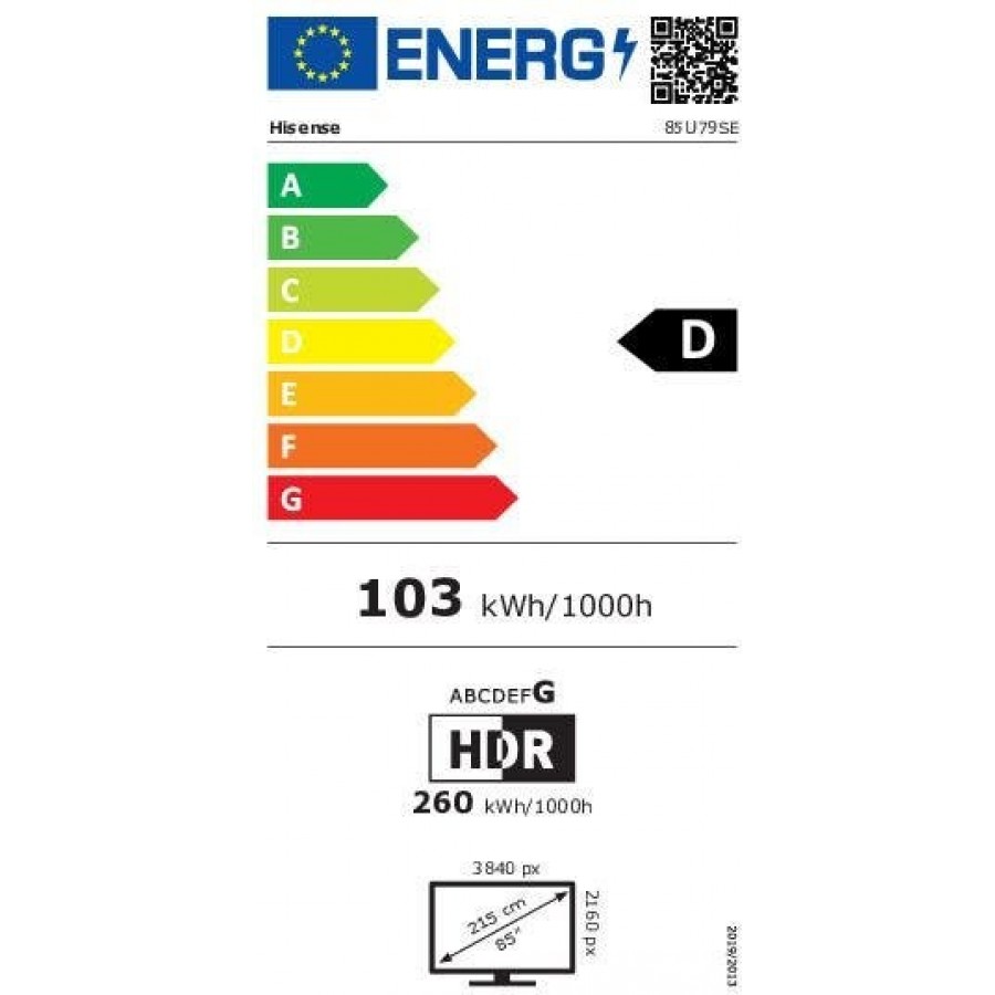 Hisense 85U79SE (2026) QLED televisie