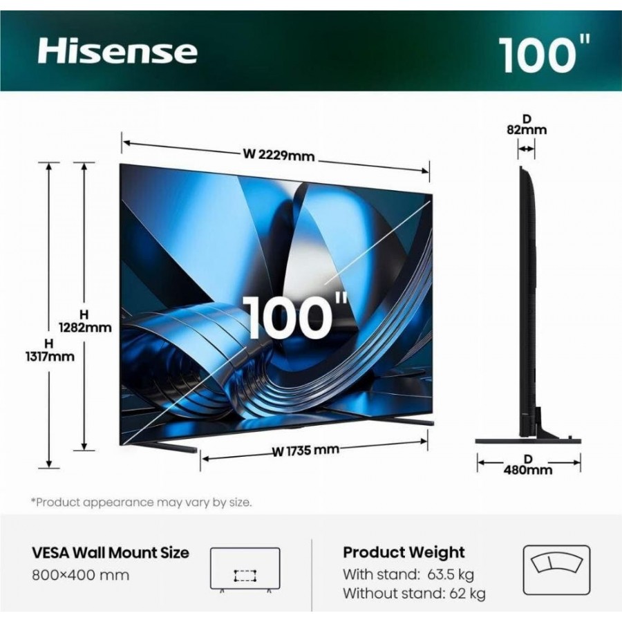 Hisense 100U79SE (2026) QLED televisie