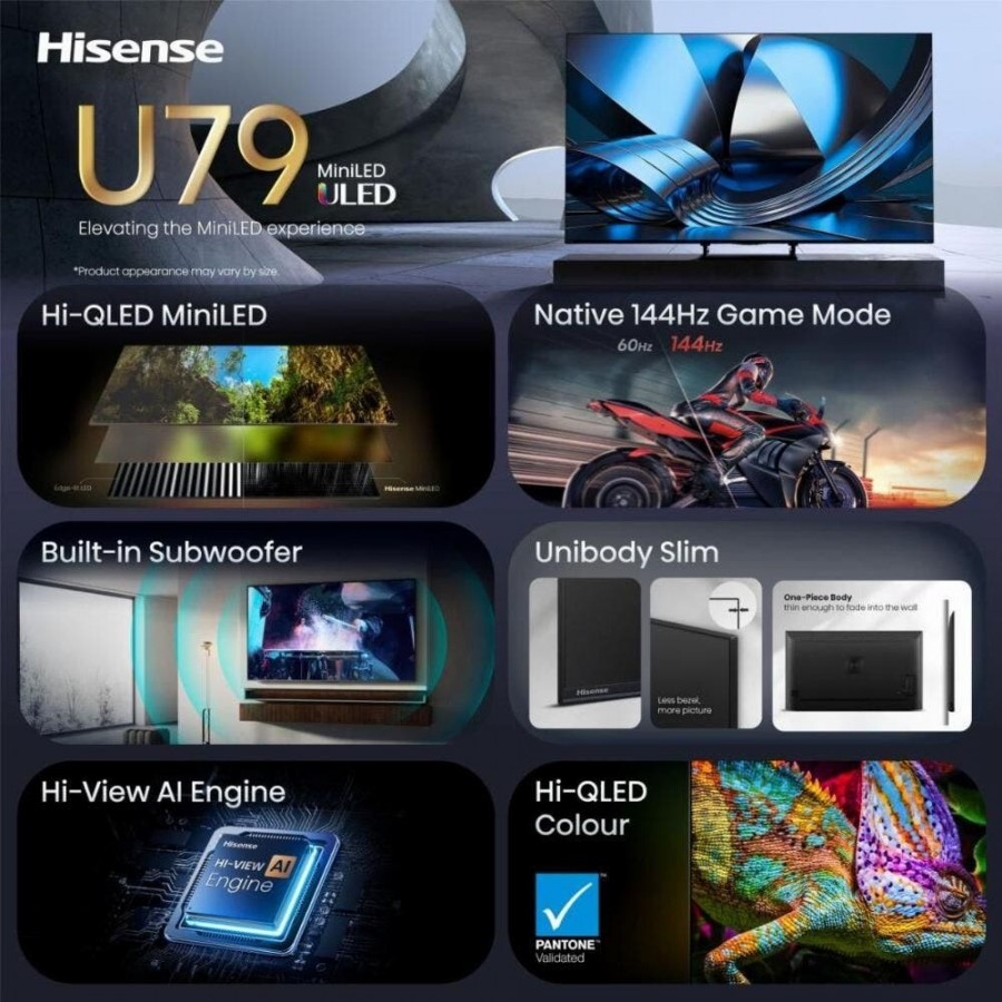 Hisense 75U79SE (2026) QLED televisie
