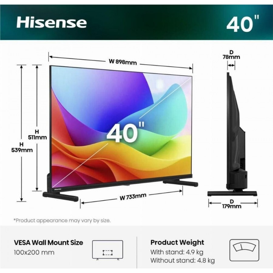 Hisense 40A59S (2026) QLED televisie