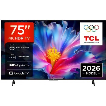 TCL 75P6L 4K HDR (2026) QLED televisie