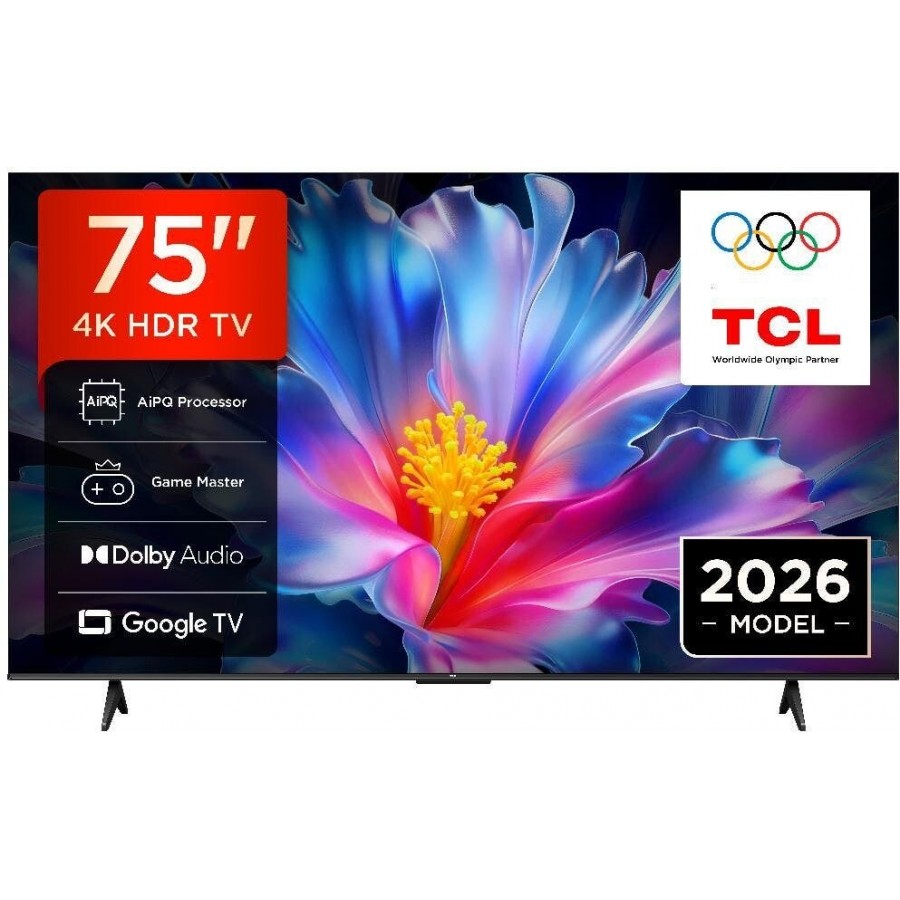 TCL 75P6L 4K HDR (2026) QLED televisie