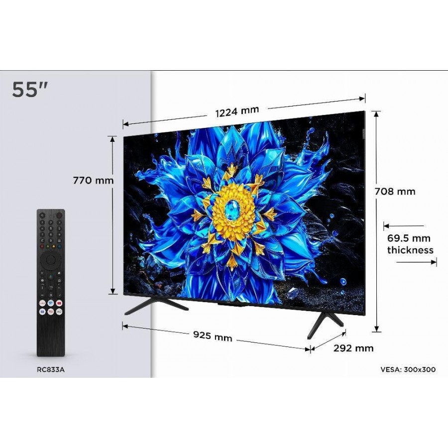 TCL 55QLED810L QLED (2026) QLED televisie