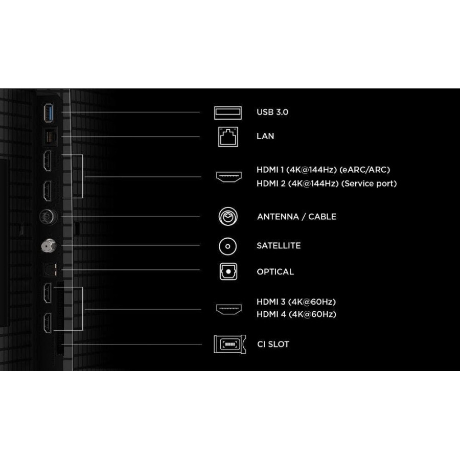 TCL 55QLED810L QLED (2026) QLED televisie