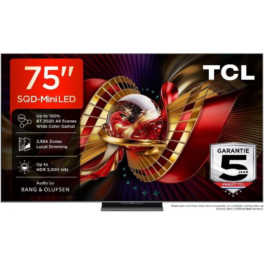 TCL 75C89L SQD-Mini LED (2026) QLED televisie