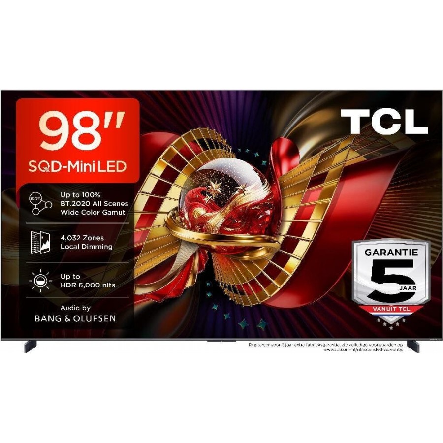 TCL 98C89L SQD-Mini LED (2026) QLED televisie