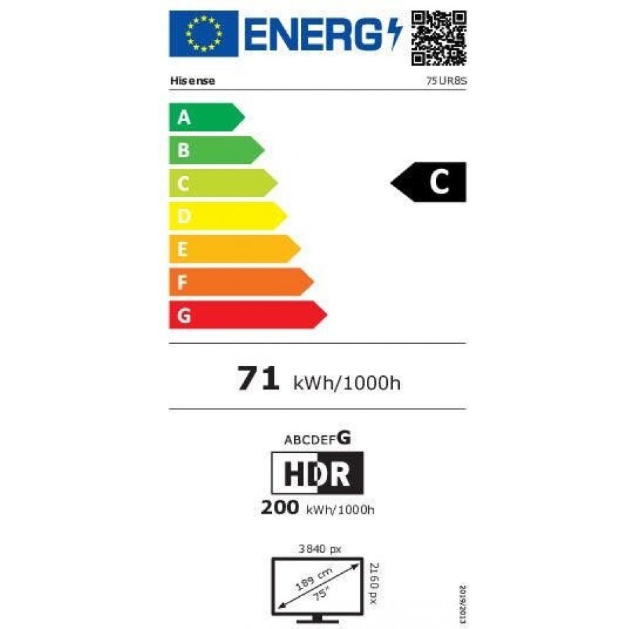 Hisense 75UR8S (2026) QLED televisie