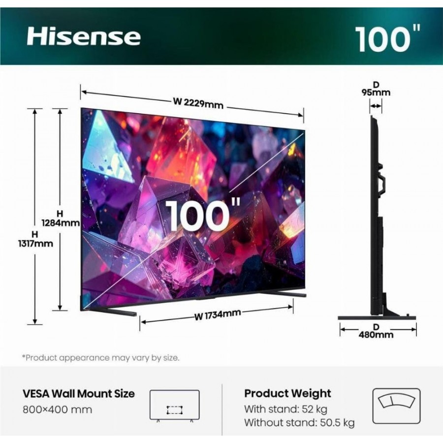 Hisense 100E79S PRO (2026) QLED televisie