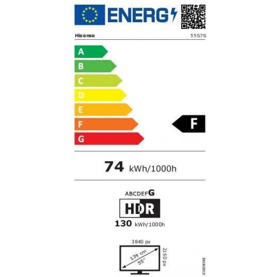 Hisense 55S7S Canvas TV (2026) QLED televisie