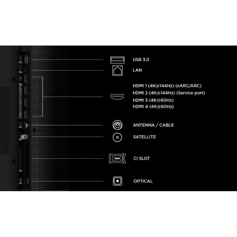 TCL 75MQLED75L QD-Mini LED (2026) QLED televisie