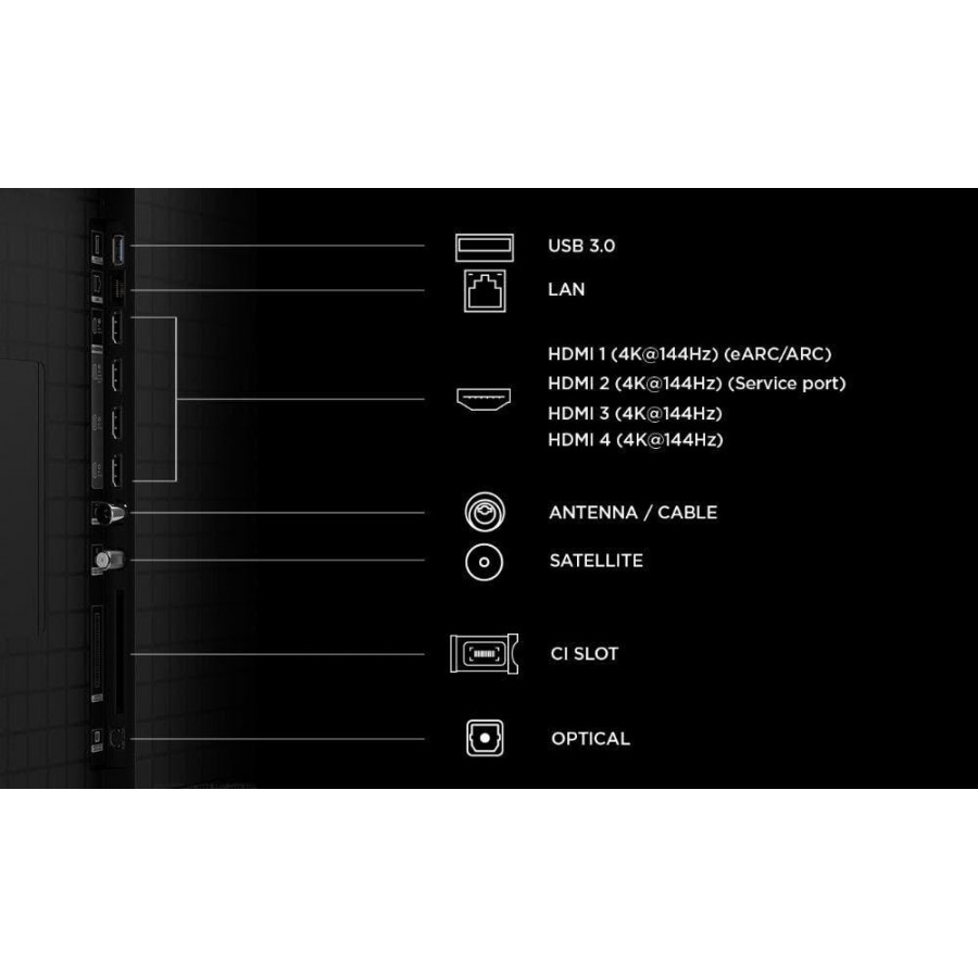 TCL 85C89L SQD-Mini LED (2026) QLED televisie