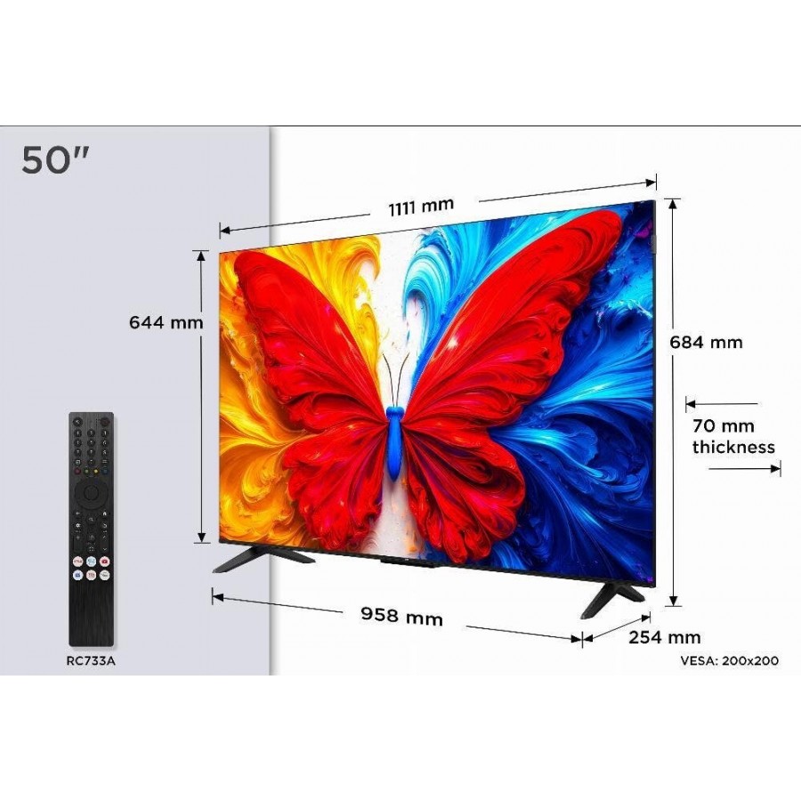 TCL 50S5L QLED Full HD (2026) QLED televisie
