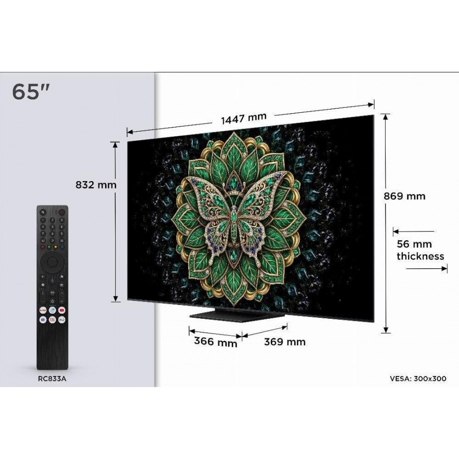 TCL 65MQLED75L QD-Mini LED (2026) QLED televisie