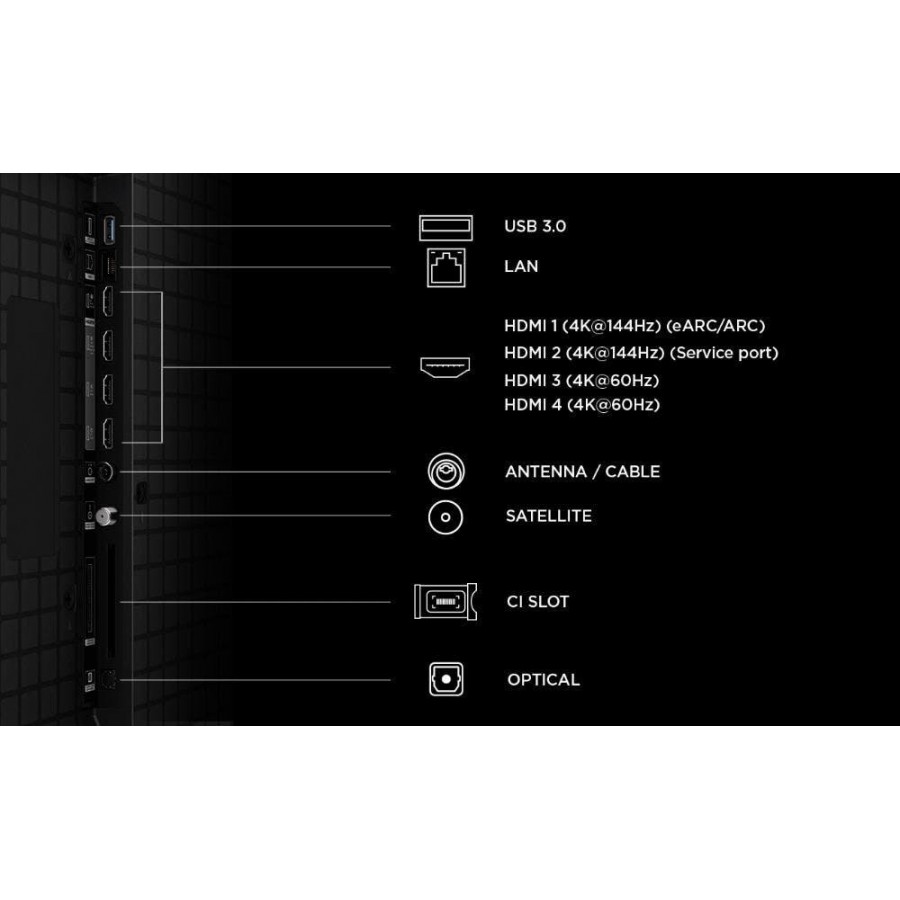 TCL 98QLED810L QD-Mini LED (2026) LED televisie