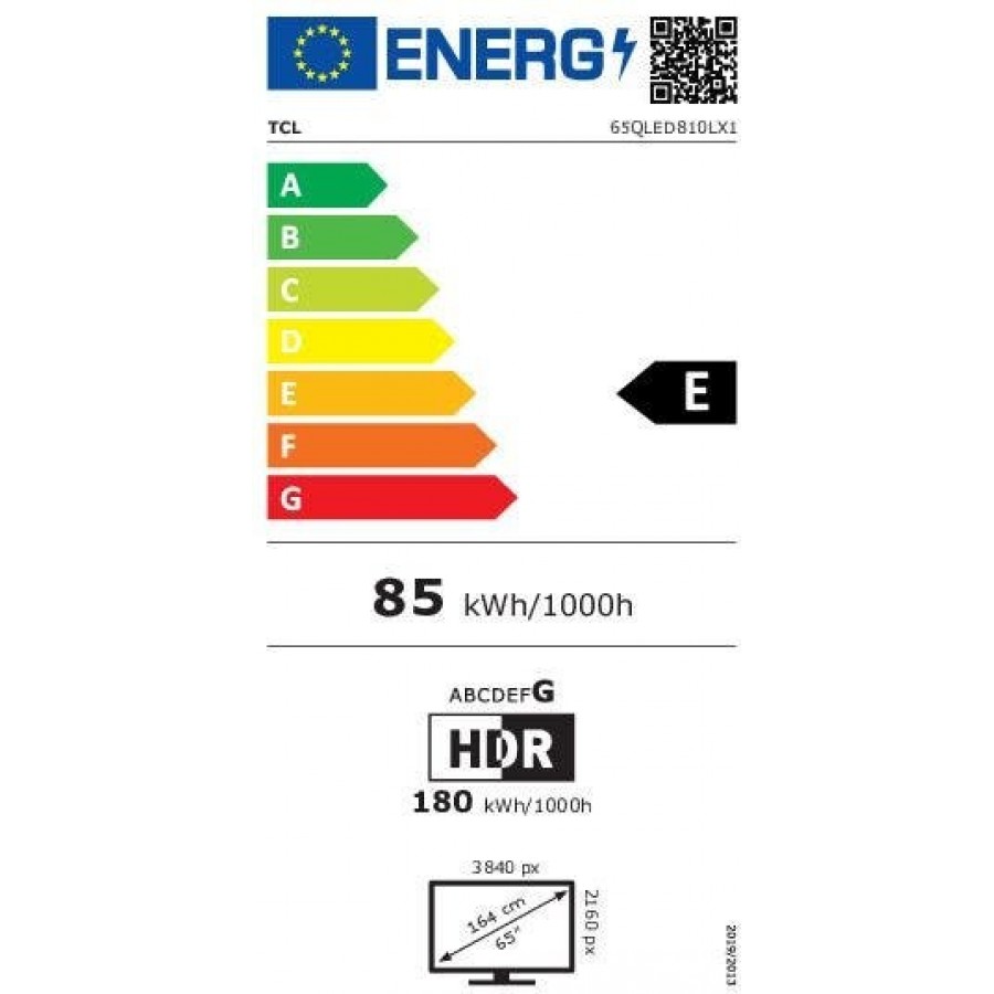 TCL 65QLED810L QLED (2026) QLED televisie