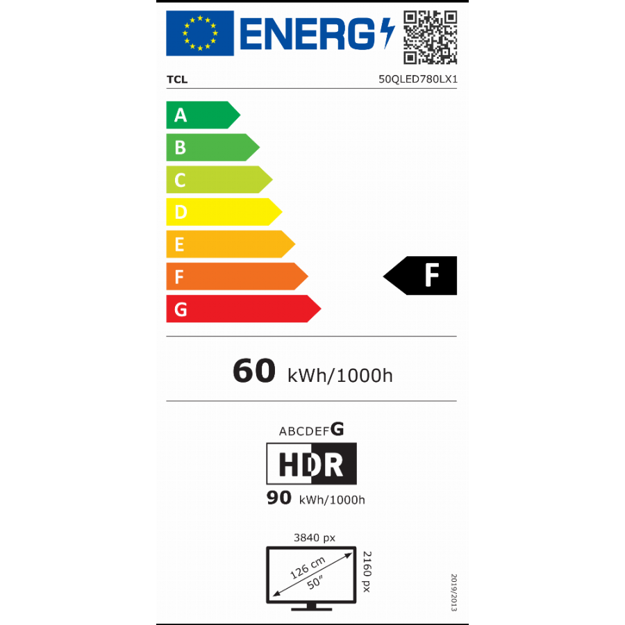 TCL 50QLED780L QLED (2026) QLED televisie