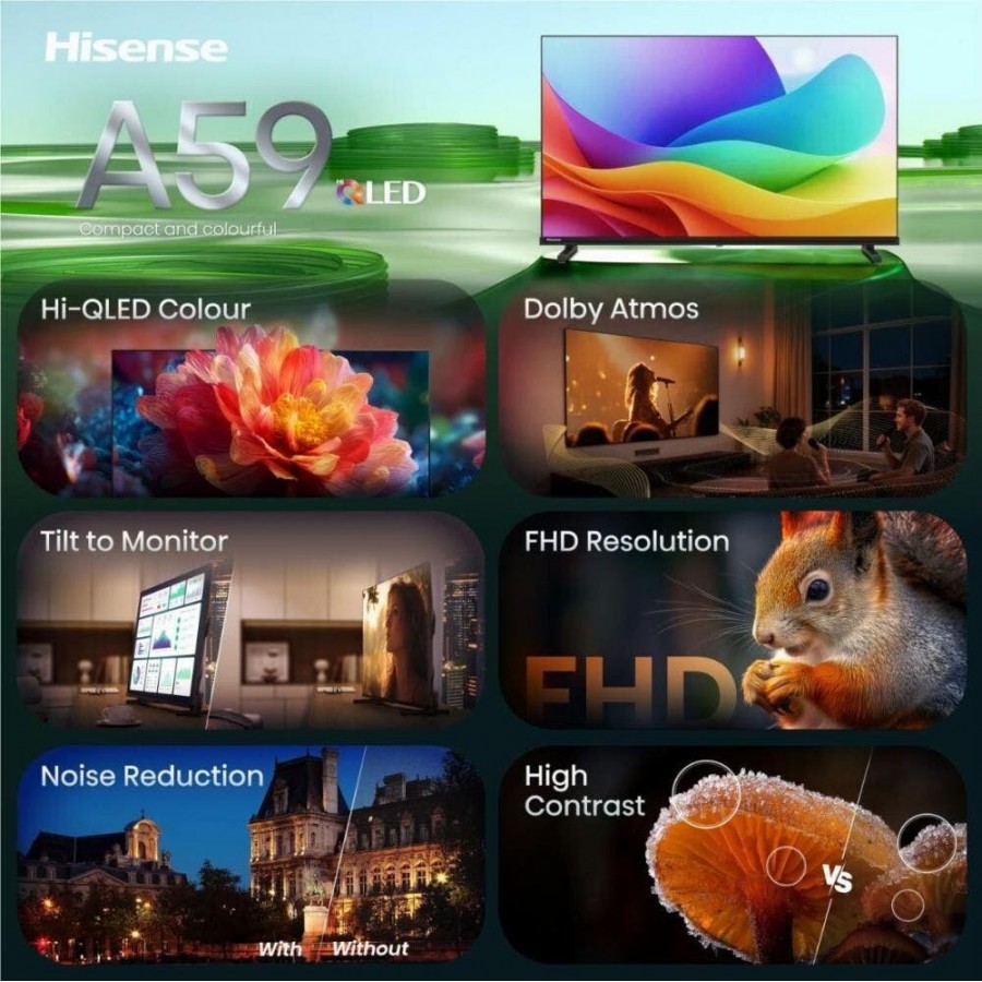 Hisense 50A59S (2026) QLED televisie