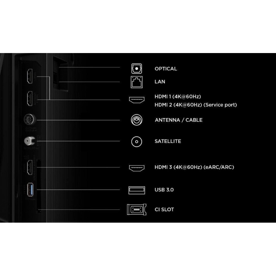 TCL 65P6L 4K HDR (2026) QLED televisie