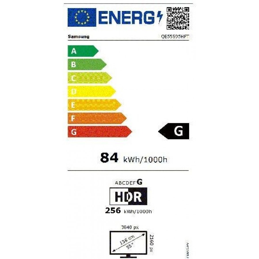 Samsung 55” OLED 4K S95H (2026) OLED televisie
