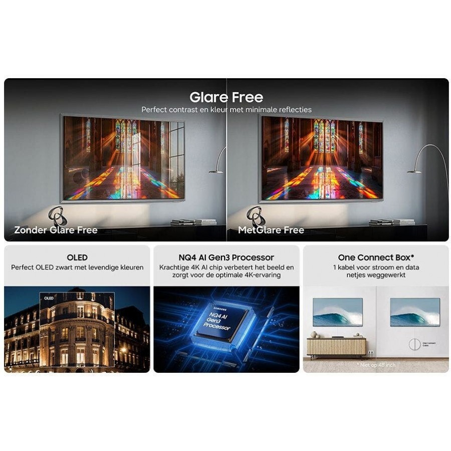 Samsung 65” OLED 4K S95H (2026) OLED televisie