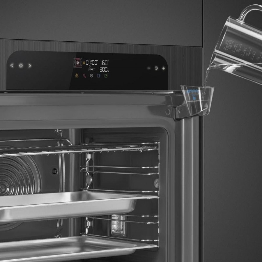 SMEG SO6202S3PB Musa inbouw combi-stoomoven