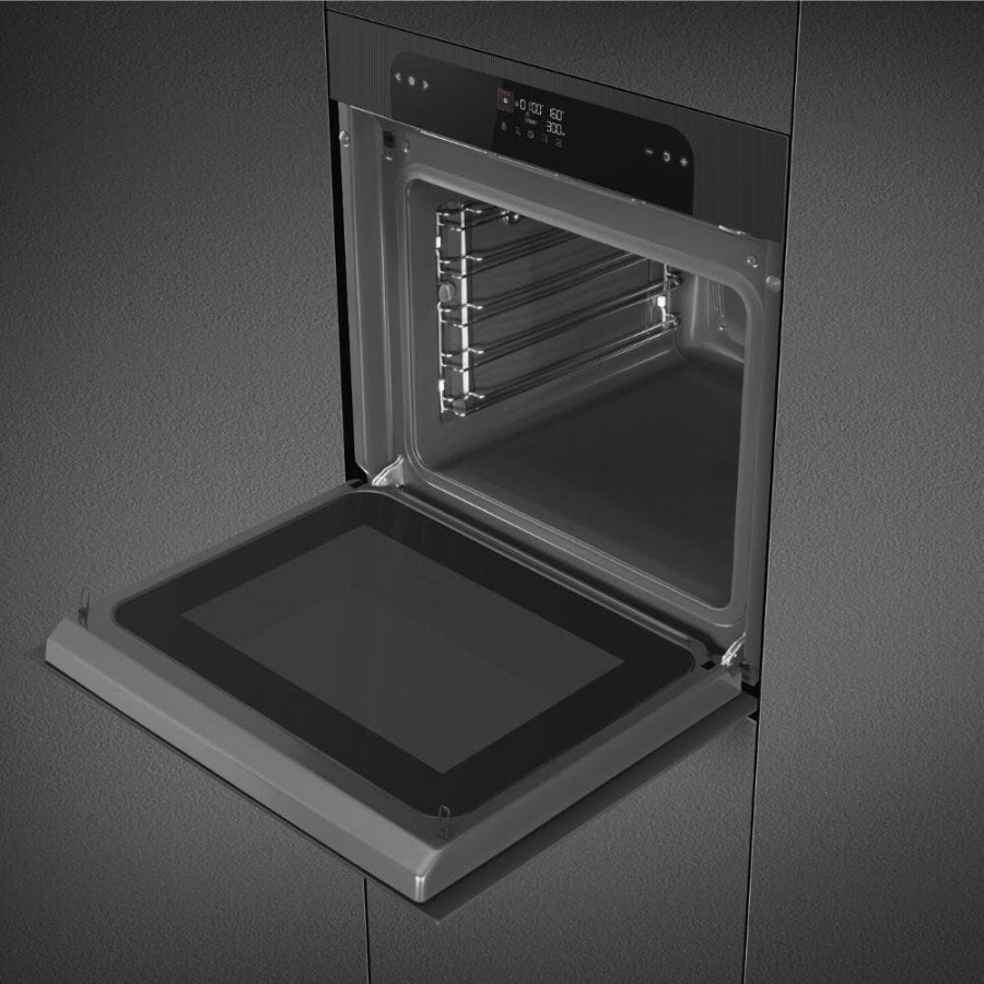 SMEG SO6202S3PB Musa inbouw combi-stoomoven