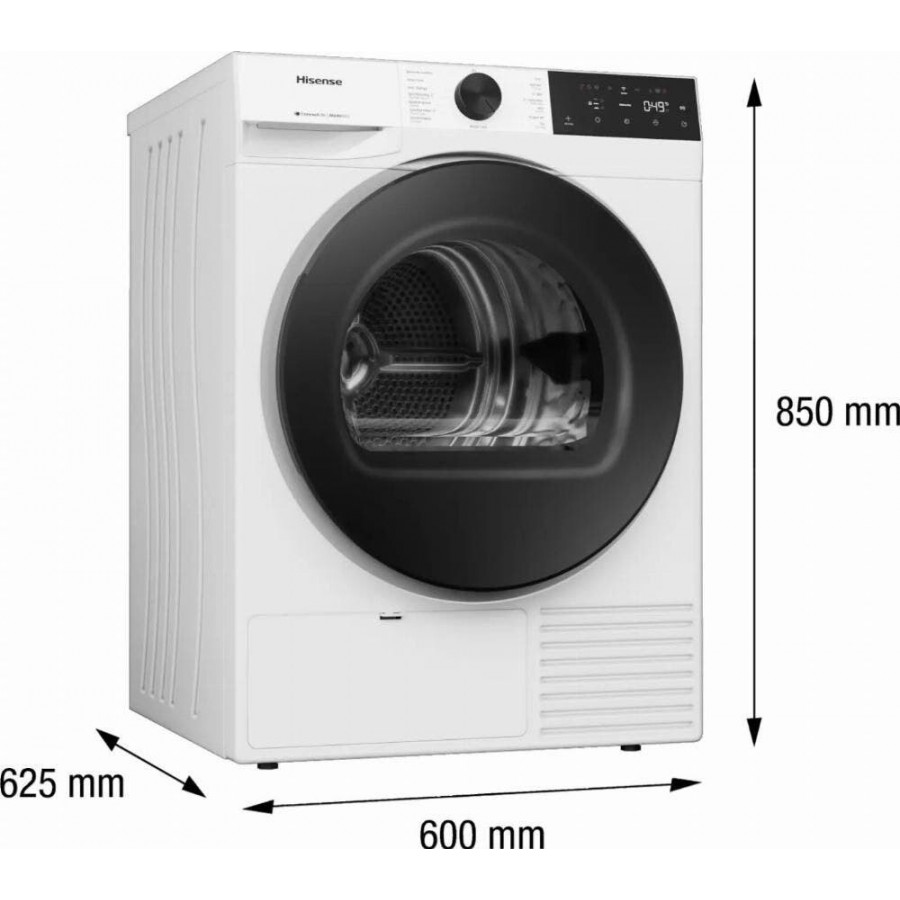 Hisense DH3E900BWCB warmtepompdroger