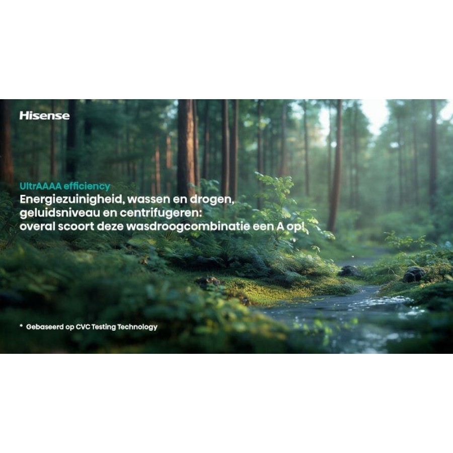 Hisense WD5I1245BBRH/BLX was-droogcombinatie