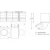 Hisense WD5I1245BBRH/BLX was-droogcombinatie