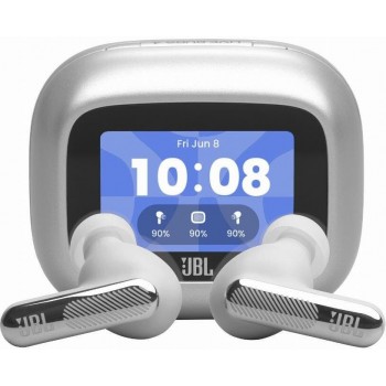 JBL LIVE BEAM 4 - Zilver in-ear hoofdtelefoon