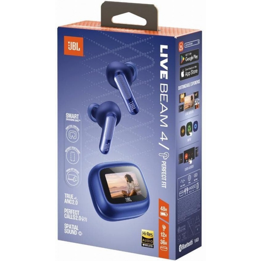 JBL Live Beam 4 - Blauw in-ear hoofdtelefoon
