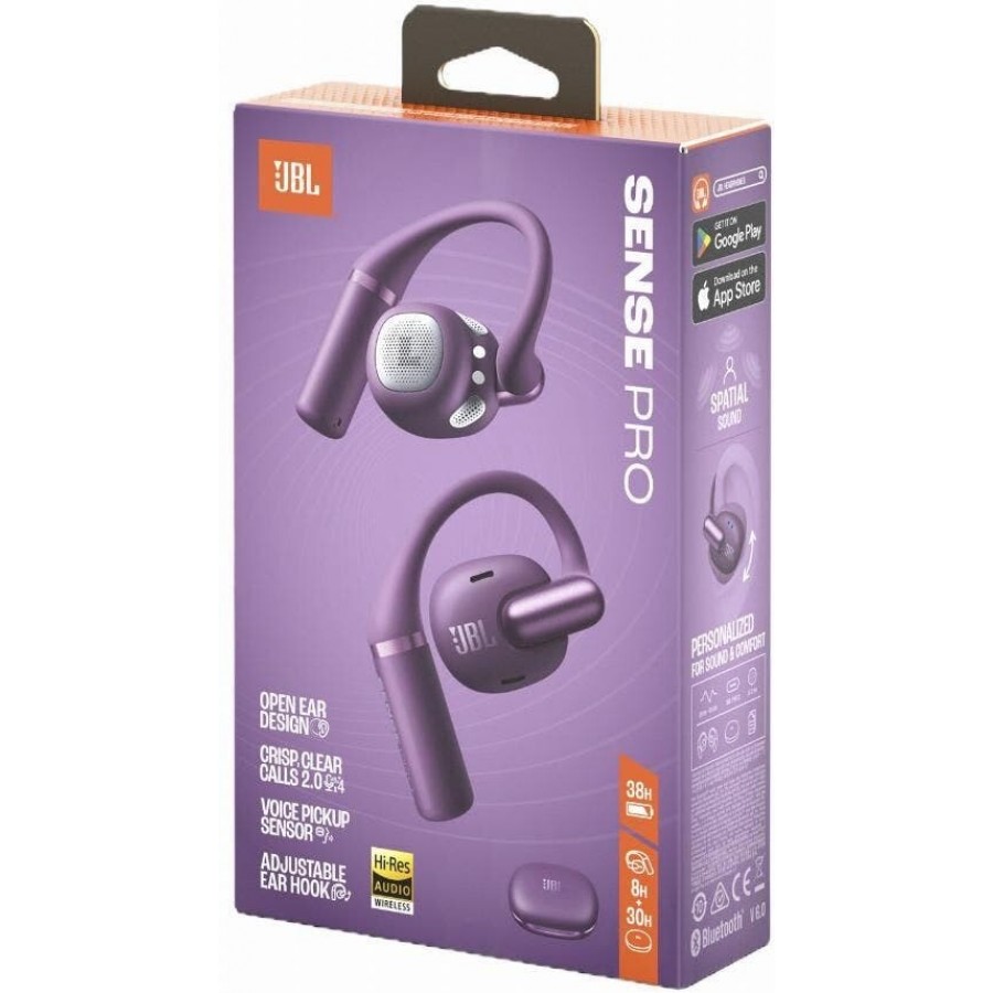 JBL Sense Pro - Paars open-ear hoofdtelefoon | Electro World Offermans