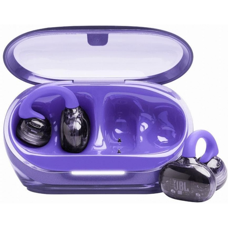JBL Soundgear Clips - Paars open-ear hoofdtelefoon | Electro World Offermans