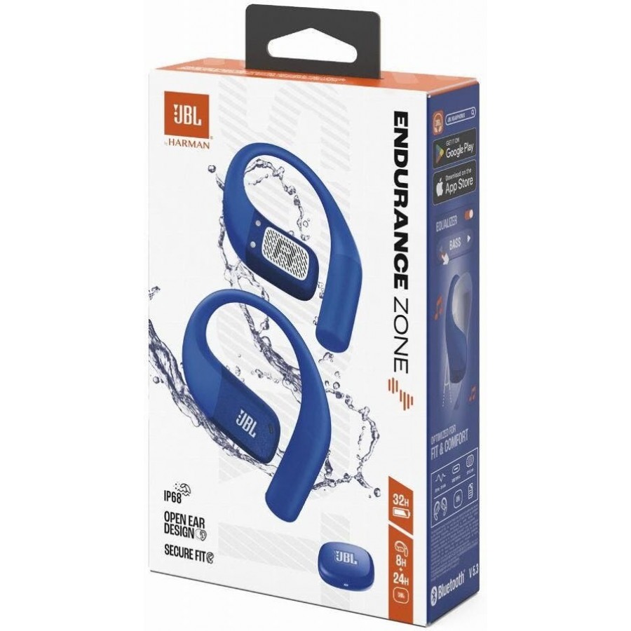 JBL Endurance Zone - Blauw open-ear hoofdtelefoon | Electro World Offermans