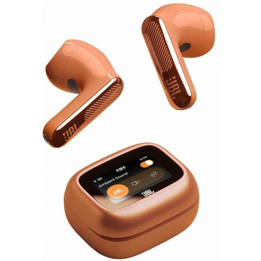 JBL Live Flex 4 - Oranje in-ear hoofdtelefoon