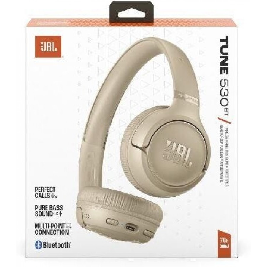 JBL TUNE530BT - Mocca on-ear hoofdtelefoon