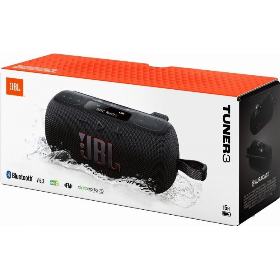JBL Tuner 3 Zwart draagbare radio