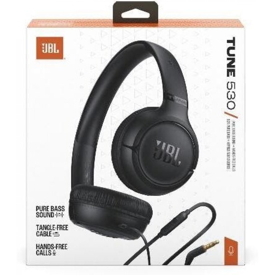 JBL TUNE530 - Zwart on-ear hoofdtelefoon