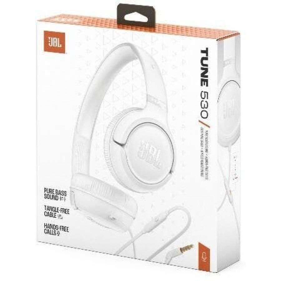 JBL TUNE530 - Wit on-ear hoofdtelefoon