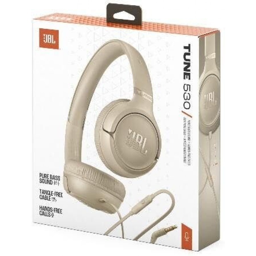 JBL TUNE530 - Mocca on-ear hoofdtelefoon