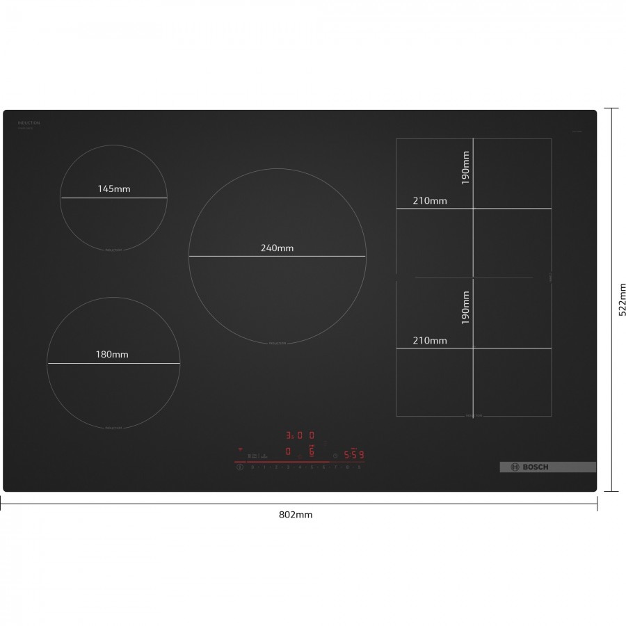 Bosch PVW81CHB1E inductie kookplaat