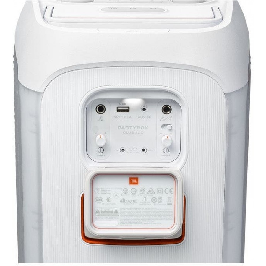 JBL PartyBox Club 120 - Wit luidspreker