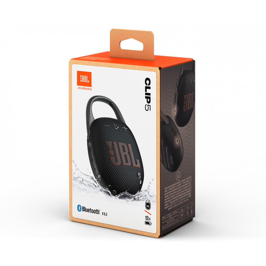 JBL Clip 5 Zwart draadloze luidspreker