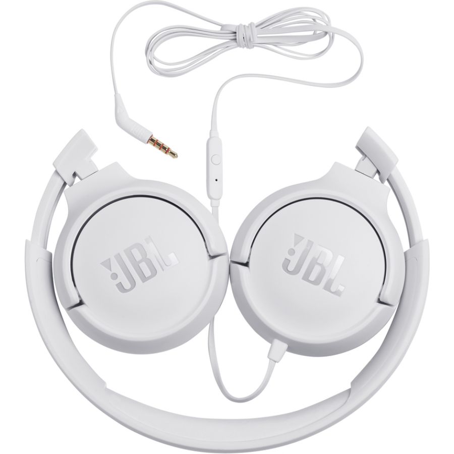 JBL TUNE 500 WIT on-ear hoofdtelefoon
