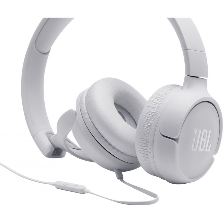 JBL TUNE 500 WIT on-ear hoofdtelefoon