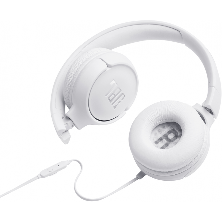 JBL TUNE 500 WIT on-ear hoofdtelefoon