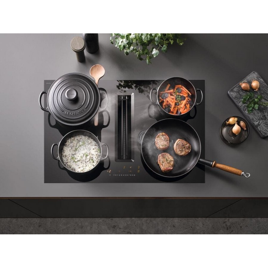 Miele KMDA 7272-1 FL Silence inductie kookplaat met afzuiging